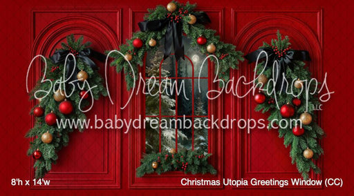 Christmas Utopia Greetings Window (CC)