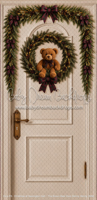 Christmas at Bearington Hall ~ The Brown Bear Door Skinny Skinny (WM)
