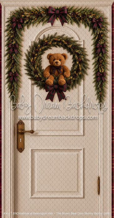 Christmas at Bearington Hall ~ The Brown Bear Door Skinny Skinny (WM)