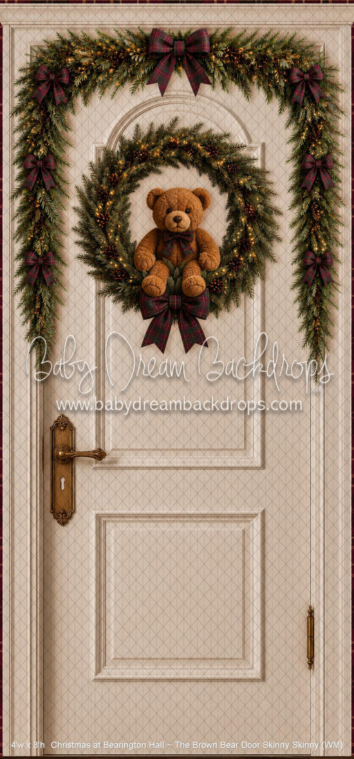 Christmas at Bearington Hall ~ The Brown Bear Door Skinny Skinny (WM)