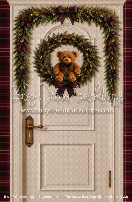Christmas at Bearington Hall ~ The Brown Bear Door Skinny Skinny (WM)