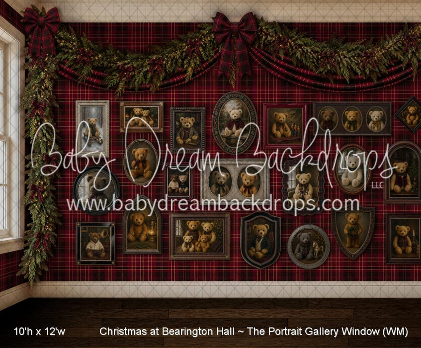 Christmas at Bearington Hall ~ The Portrait Gallery Window (WM)