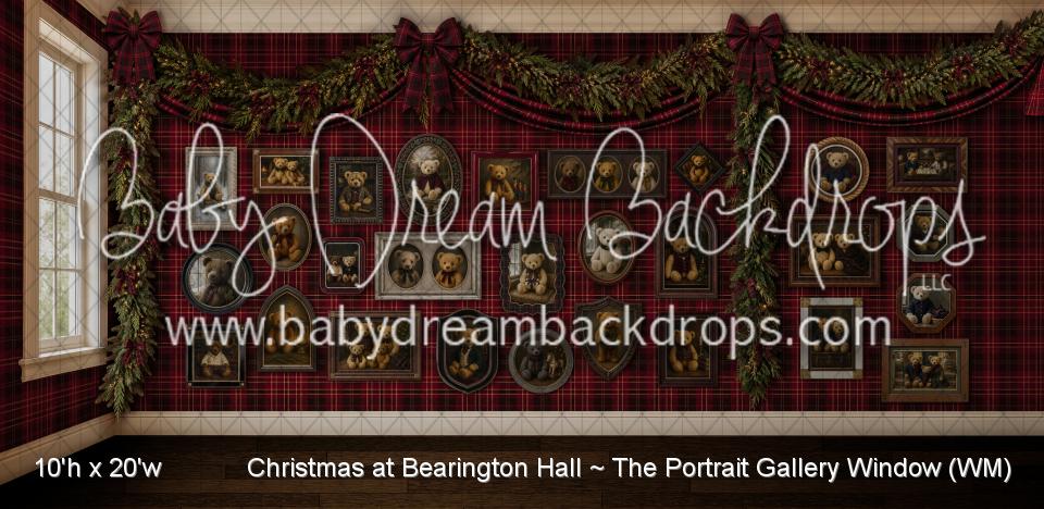 Christmas at Bearington Hall ~ The Portrait Gallery Window (WM)