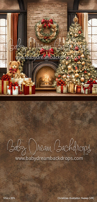 Christmas illustration Sweep (VR)