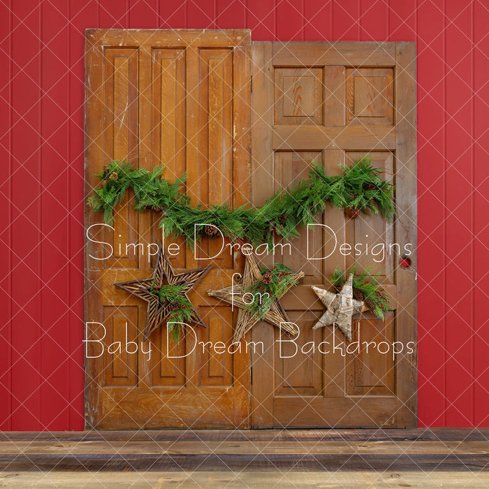 Christmas Stary Doors