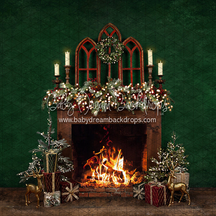 Christmas at Home Fireplace (JA)