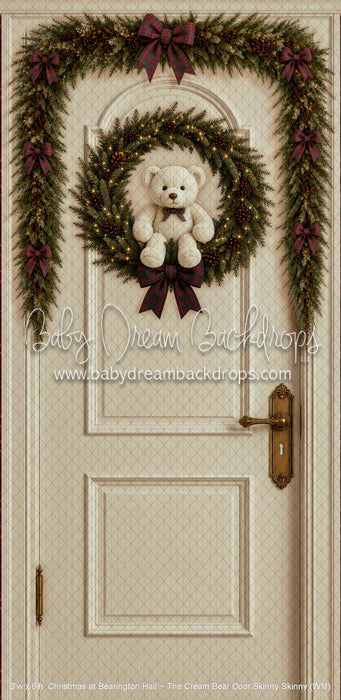 Christmas at Bearington Hall ~ The Cream Bear Door Skinny (WM)