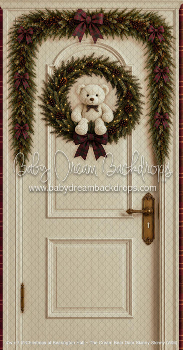 Christmas at Bearington Hall ~ The Cream Bear Door Skinny (WM)