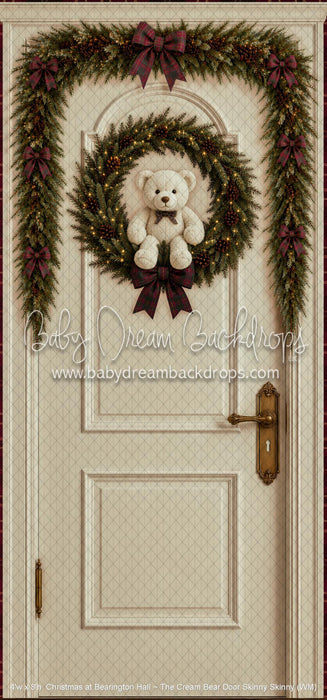 Christmas at Bearington Hall ~ The Cream Bear Door Skinny (WM)
