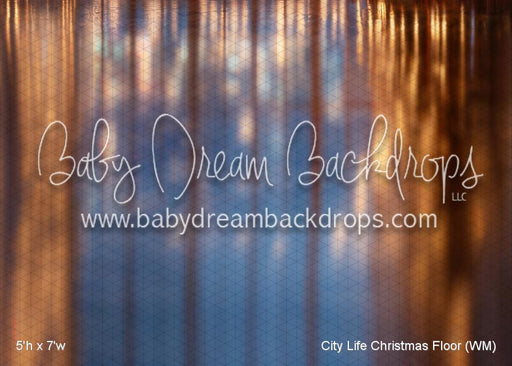 City Life Christmas Fabric Floor (WM)