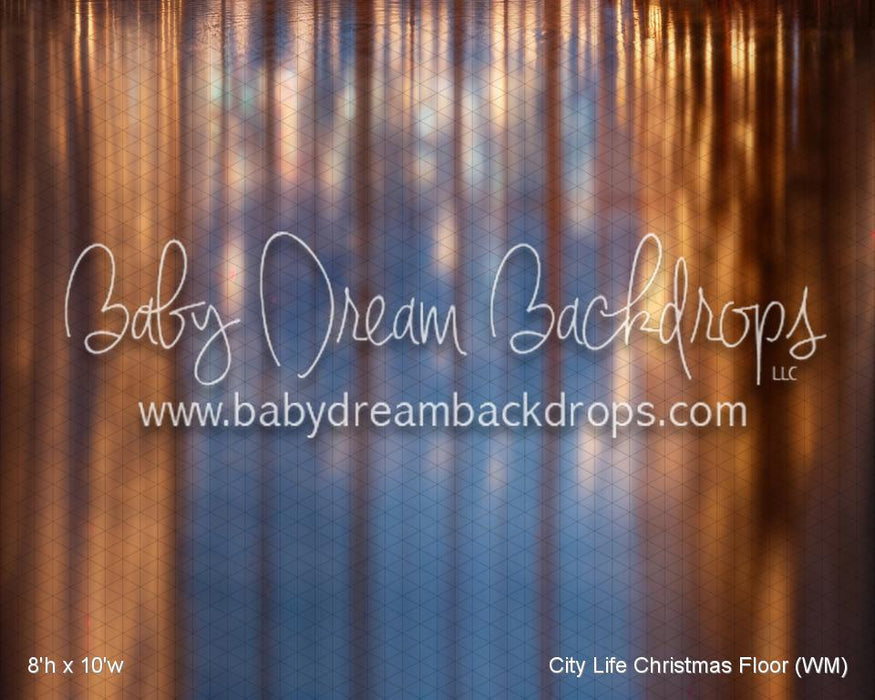City Life Christmas Fabric Floor (WM)