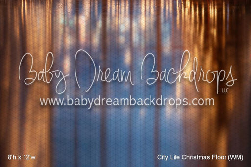 City Life Christmas Fabric Floor (WM)