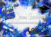Class of 2026 Blue Graffiti Wall (WM)