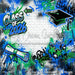 Class of 2026 Blue and Green Graffiti Wall (WM)