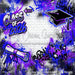 Class of 2026 Blue and Purple Graffiti Wall (WM)