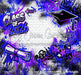 Class of 2026 Blue and Purple Graffiti Wall (WM)