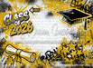 Class of 2026 Gold Graffiti Wall (WM)