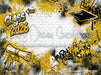 Class of 2026 Gold Graffiti Wall (WM)