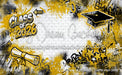 Class of 2026 Gold Graffiti Wall (WM)