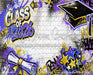 Class of 2026 Purple and Gold Graffiti Wall (WM)