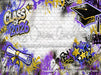 Class of 2026 Purple and Gold Graffiti Wall (WM)