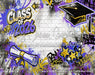 Class of 2026 Purple and Gold Graffiti Wall (WM)
