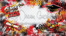 Class of 2026 Red Graffiti Wall (WM)