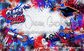 Class of 2026 Red and Blue Graffiti Wall (WM)