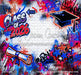 Class of 2026 Red and Blue Graffiti Wall (WM)