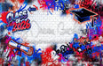 Class of 2026 Red and Blue Graffiti Wall (WM)