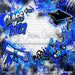 Class of 2027 Blue Graffiti Wall (WM)
