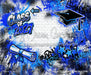 Class of 2027 Blue Graffiti Wall (WM)