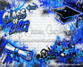 Class of 2027 Blue Graffiti Wall (WM)