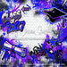 Class of 2027 Blue and Purple Graffiti Wall (WM)