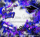 Class of 2027 Blue and Purple Graffiti Wall (WM)