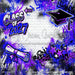 Class of 2027 Blue and Purple Graffiti Wall (WM)