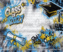 Class of 2027 Blue and Yellow Graffiti Wall (WM)