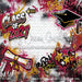Class of 2027 Burgundy and Gold Graffiti Wall (WM)