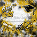 Class of 2027 Gold Graffiti Wall (WM)