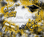 Class of 2027 Gold Graffiti Wall (WM)
