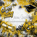 Class of 2027 Gold Graffiti Wall (WM)