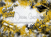 Class of 2027 Gold Graffiti Wall (WM)
