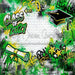 Class of 2027 Green Graffiti Wall (WM)