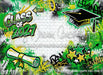 Class of 2027 Green Graffiti Wall (WM)
