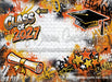 Class of 2027 Orange Graffiti Wall (WM)