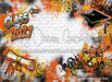 Class of 2027 Orange Graffiti Wall (WM)