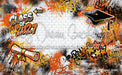 Class of 2027 Orange Graffiti Wall (WM)