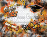 Class of 2027 Orange Graffiti Wall (WM)