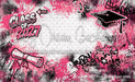 Class of 2027 Pink Graffiti Wall (WM)