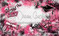 Class of 2027 Pink Graffiti Wall (WM)